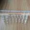 Wholesale Fan Shaped Clear Cosmetic Acrylic Makeup Organizer With 18 Grids for Store Jewelry Cosmetic