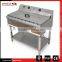 stainless steel kfc deep fryer single commercial deep fryer large capacity fryer