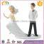 Factory Custom made best home decoration gift polyresin resin bride groom figurine