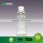 bear shape food grade silicone cap transparent empty bulk sale pet plastic 12oz honey bottle