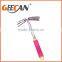 High quality TPR handle shovel, rake, fork, metal head shovel floral printing garden tools set