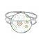 Wholesale Cheap Personalised Fashion Silver Color 316l Sublimation Stainless Steel Bracelet