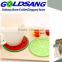 2015 hot selling fruit shape heat resistant silicone cup mat house decoration