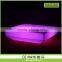 Wedding lighting led reception shining plastic wave shape bar counter table furniture