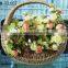 gift willow basket with handle cheap wicker basket