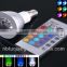 3W RGB led spotlight with remote control