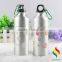 custom Printed 600ml Aluminum Sports Bottle With Hook