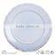 White Decorative Stoneware Salad Plate