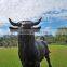 Outdoor Garden Decoration Handicraft Bronze Life Size Bull Statue for Sale