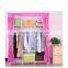 natural material living room storage rack wood closet
