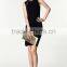 Business woman lady office dresses sleeveless comfortable cotton fabric type design elegant office dress for woman