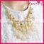 wholesale fashion women acrylic alloy tassel necklace design in teardrop WNK-276