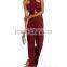 Crossover Neck Fashion Jumpsuit,Korean Sexy Jumpsuit,Fashion Womens Jumpsuit 2014 Crossover Cut-Out Wrap Jumpsuit