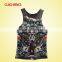 singlet, tank top, muscle tank, animal pattern singlet, new design wholesale sublimation sport gym singlets YDBX-006