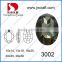 DZ-3002 wedding dress decorative lead free light siam oval crystal fancy stone