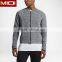 2017 wholesale customize sports jacket gym wear men with finish design men hoodie jacket
