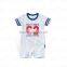 SR-280B New Arrival Custom Design Short Sleeve Wholesale Organic Cotton Baby Infant Clothes Jumpsuit Baby Rompers