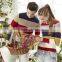 Casual Universal Sweater Round Neck Cashmere Silk Western Style Pullover Sweater Design for Couple 2015
