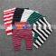 Latest design stripe terry fabric kids boys harem pants