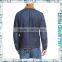 Fashion Dark Blue Male Suede Collar Short Denim Jacket