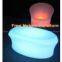 Illuminated Plastic LED Hotel Single Sofa