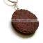 Mini stuffed plush biscuit keychain