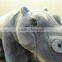 Custom fine quality wild animal plush toy blue hippo plush toy