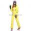 Many Zippers and Pockets Yellow Women Snowboarding and Ski Overall