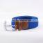new cheap knitted leather belt cloth braided belt woven braided elastic belt