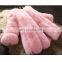 Top grade pink fox fur loose coat for ladies winter fashion tongxiang fur