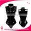 Wholesale Ladies Black Sexy PVC Leather Catsuit Costume Short Leather Playsuit