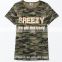 Women camouflage t shirts short sleeves cotton summer camo printing t-shirts