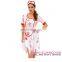 New Arrival Sexy Hot 3pcs Horrible zombie hot nurse costume white