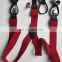 Yiwu Longkang Mens Custom High Quality 3.5cm Leather Button End Stretchable Suspenders