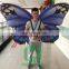 Fancy dress Hot sale High Quality Butterfly Wing Halloween Inflatable Costumes Animal Unisex Adult For Advertising Party Parade