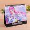 Newest Design Promotional Table Calendar Desk Calendar Stand Table Calendar With Memo