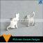 Wholesale Fashion Tiny Silver Flat Cat Earring for Women