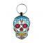 High Quality Customed Skeleton Embroidered Keyring