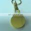 Custom made keychain made of iron in die cast process Bright gold plating *custom logo and personalized keychain