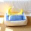 Creative dog cat Cartoon Moon cradle bed nest pet house Bed Soft Padded pet bed