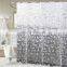 Bathroom Bath Textile Fabric Polyester PEVA PVC 3D EVA Plastic Shower Curtain