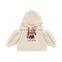 Q1089/New baby girls casual autumn fleece top Toddler girls cute bear sweatshirts with hood