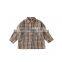 6429 Kids clothes children spring plaid shirt baby girl soft cotton blouse