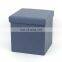 RTS Modern Luxury Home Furniture Velvet Folding Ottoman Storage Footrest Stool