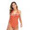 Women's One-Piece Fashion Swimsuit Retro Beach Swimwear Bikini Set