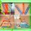 red green stripe pop up interfolded food packing aluminum foil sheets wrapping paper
