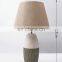 Nordic living room decoration brown table lamp wholesale cheap exquisite ceramic bedside lamp