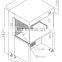 Walk in pp fume hood ventilation equipment ventilation hood lab cupboard air flow