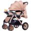 Baby stroller light weight foldable pushchair adjustable pram