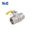 Low Pressure DVGW Approved Oil Brass Gas Ball Valve